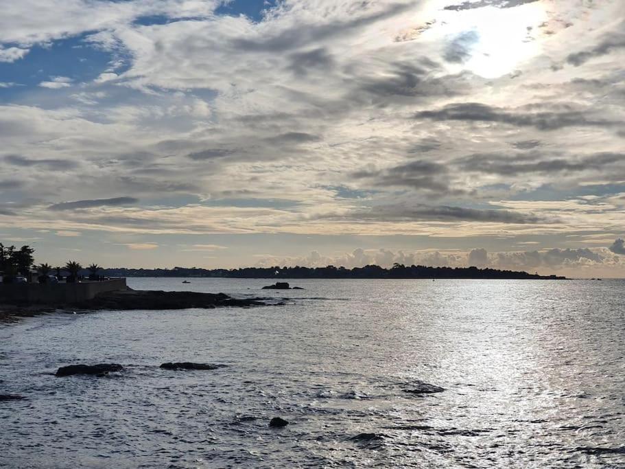 Kerlean, Plage Des Sables Blancs A 700M! Concarneau Buitenkant foto