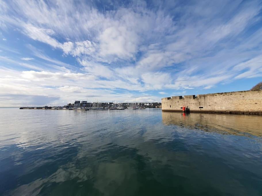 Kerlean, Plage Des Sables Blancs A 700M! Concarneau Buitenkant foto