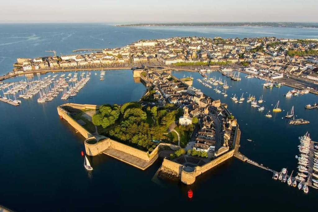 Kerlean, Plage Des Sables Blancs A 700M! Concarneau Buitenkant foto